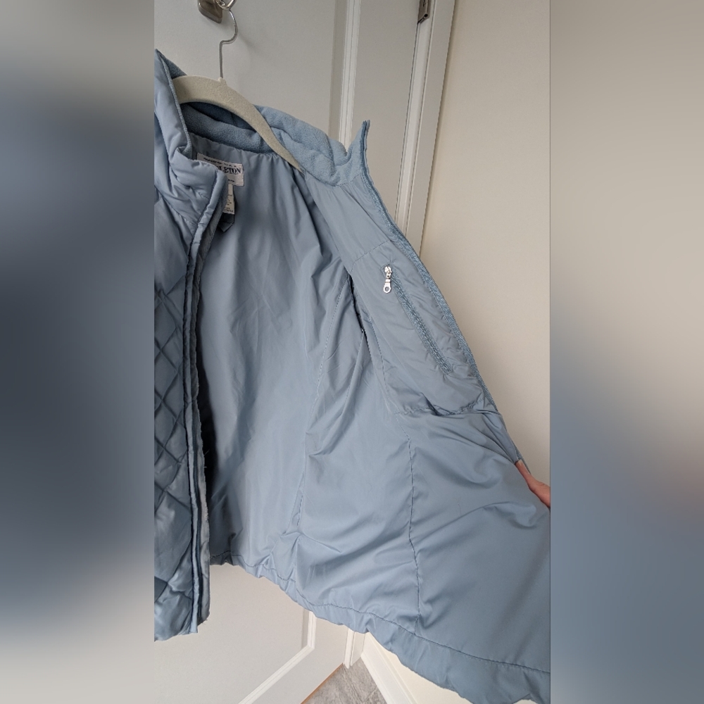 Pendleton Quilted Down Puffer Jacket In Blue - image 8